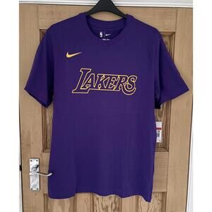 Los Angeles Lakers Essentials Nba Mens T-Shirt Purple Large Hq9053-504